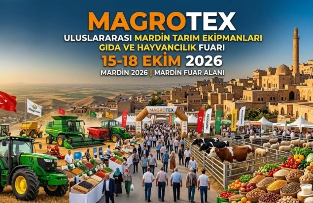 دوازدهمین نمایشگاه بین‌المللی مواد غذایی، کشاورزی، دام‌پروری و صنایع وابسته (MAGROTEX 2026) ترکیه 7 تا 10 آبان برگزار می‌شود